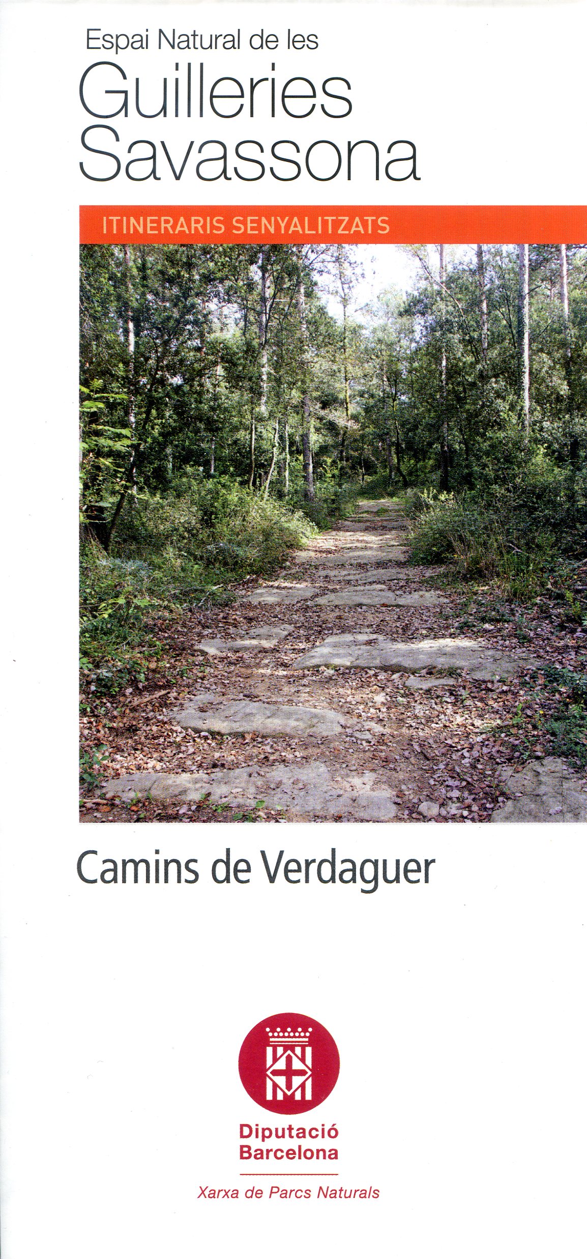 Espai Natural de les Guilleries Savassona : Itineraris senyalitzats : Camins de Verdaguer - Portada
